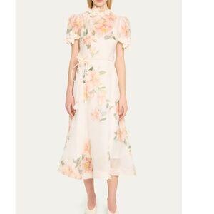 NWT Zimmermann Natura Litoff Flower Midi Dress